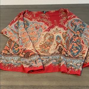 Lauren Ralph Lauren M long-sleeve printed top